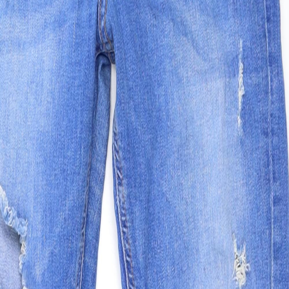 Primark Womens Blue  Denim Skinny Jeans Size 10 L28 in