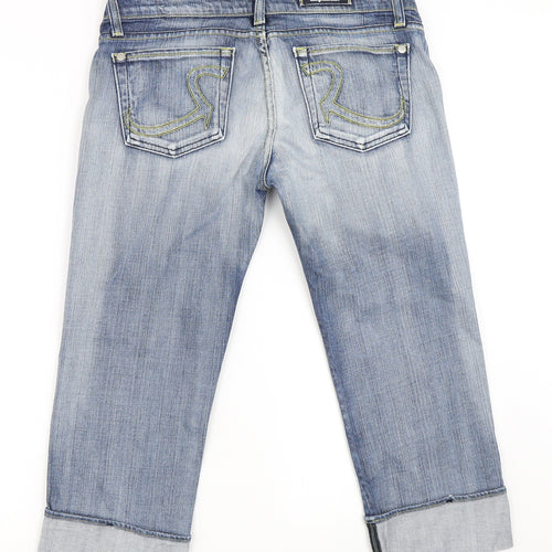 Rock & Republic Womens Blue  Denim Cropped Jeans Size 29 in L21 in