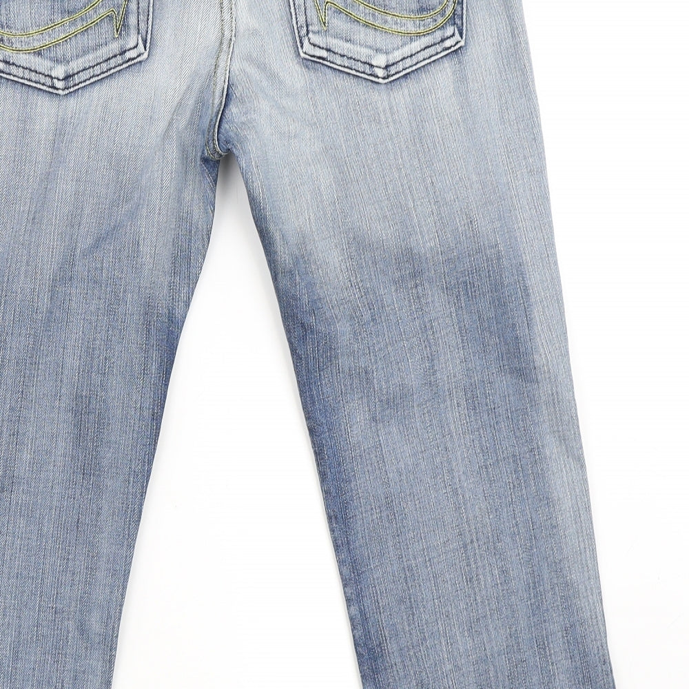 Rock & Republic Womens Blue  Denim Cropped Jeans Size 29 in L21 in