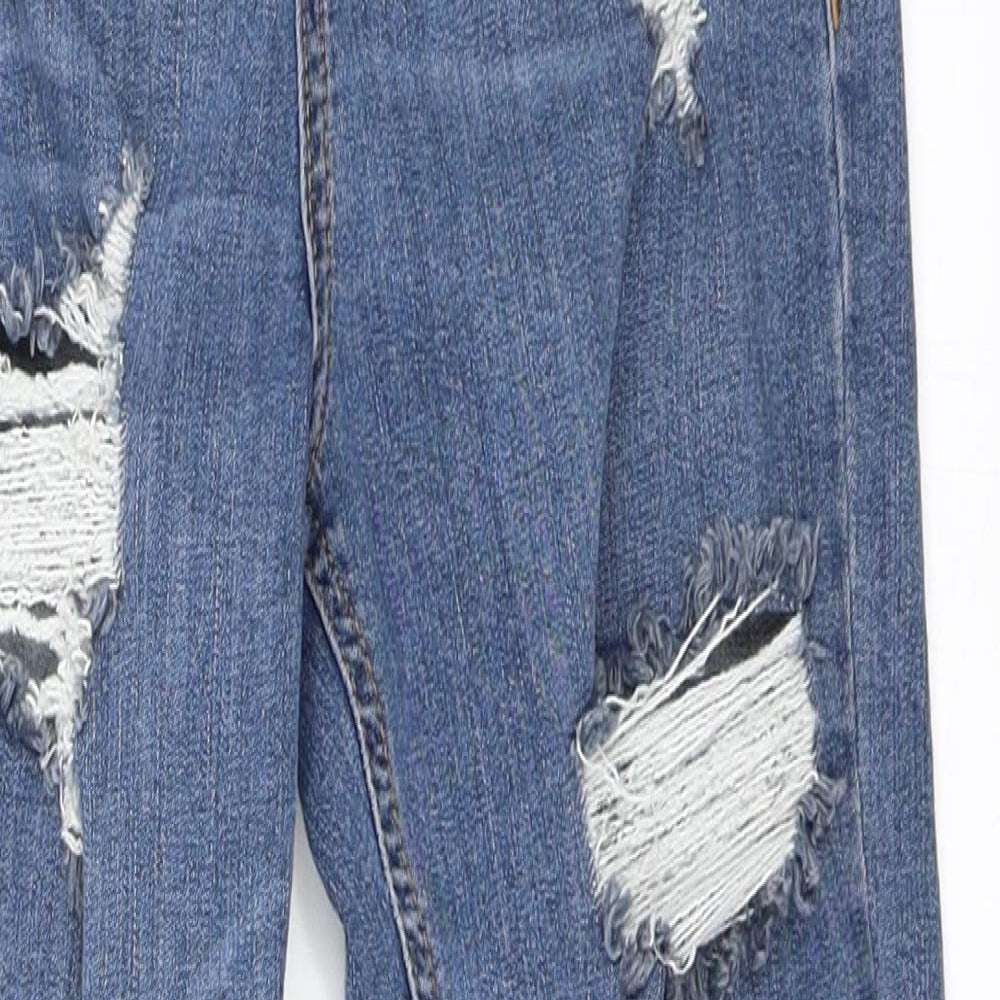 Topshop Womens Blue  Denim Skinny Jeans Size 28 in L30 in - Jamie Jeans