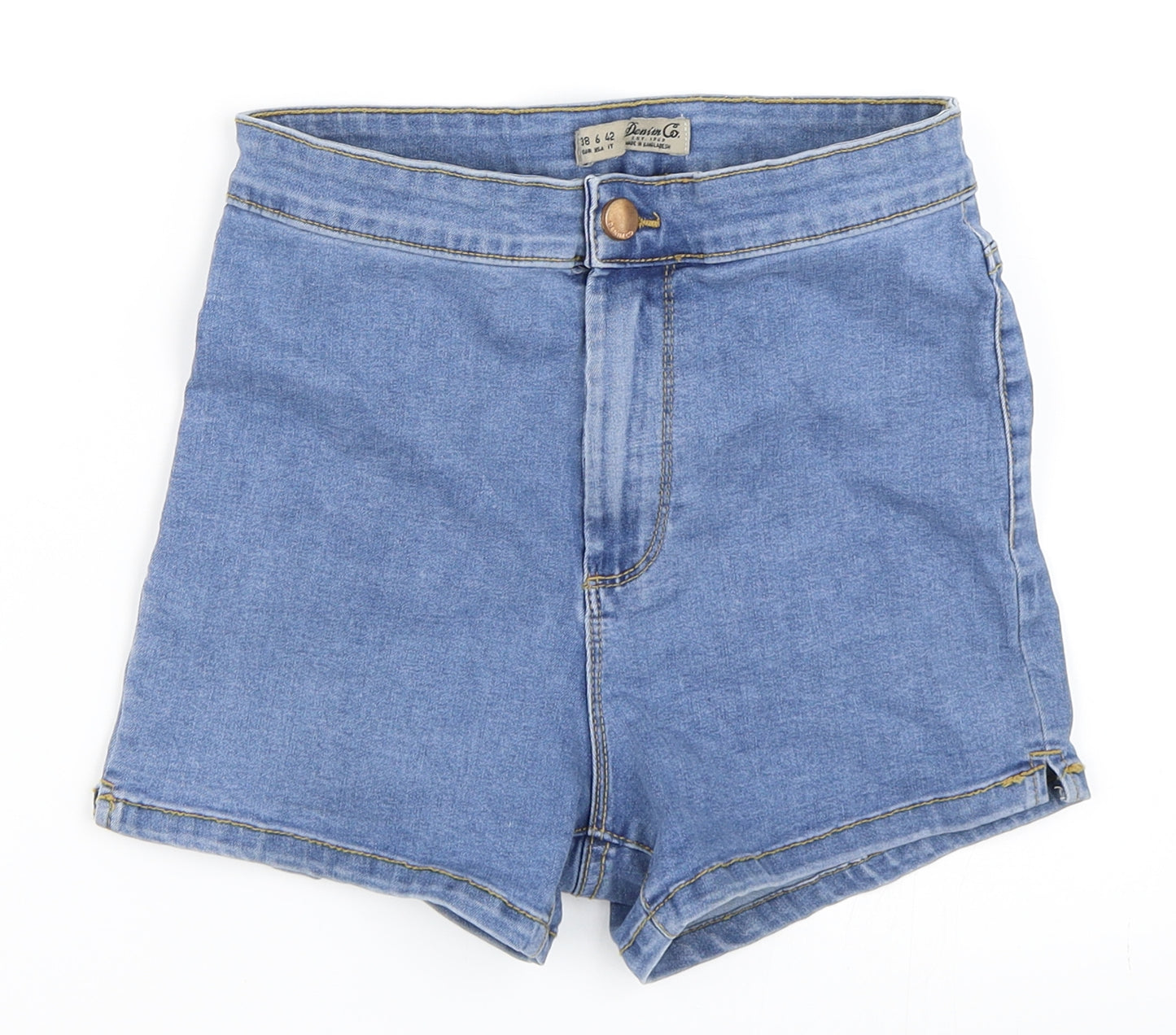 Primark Womens Blue  Denim Hot Pants Shorts Size 10
