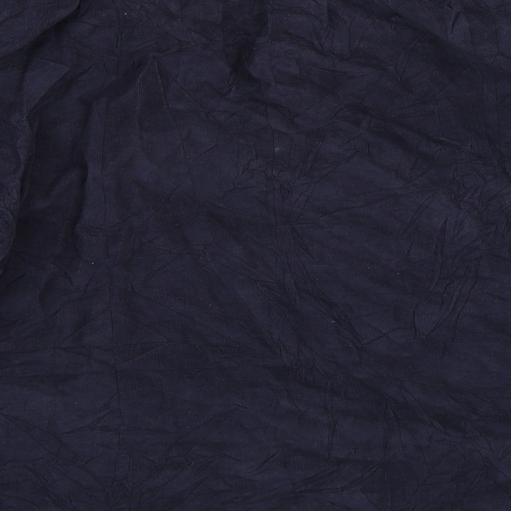 Marks and Spencer Mens Blue  Corduroy  Button-Up Size XL