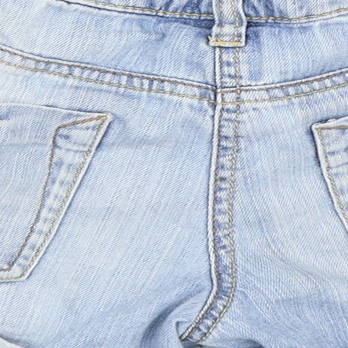NEXT Girls Blue  Denim Hot Pants Shorts Size 9 Years