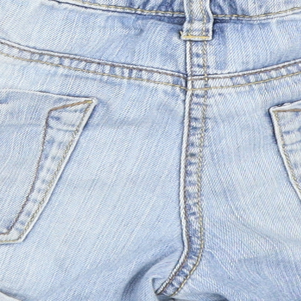 NEXT Girls Blue  Denim Hot Pants Shorts Size 9 Years