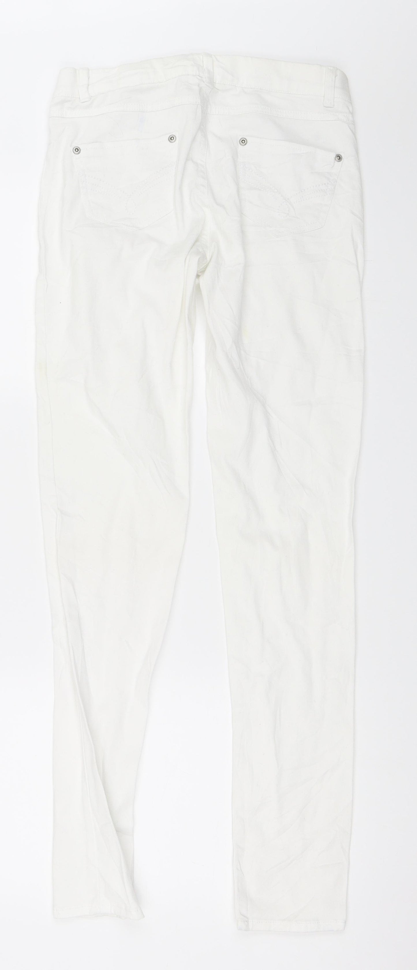 Primark Womens White   Jegging Jeans Size 8 L30 in