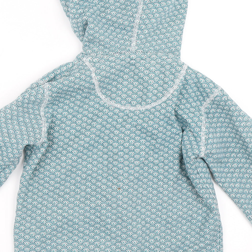 Fat Face Girls Blue   Full Zip Hoodie Size 8-9 Years