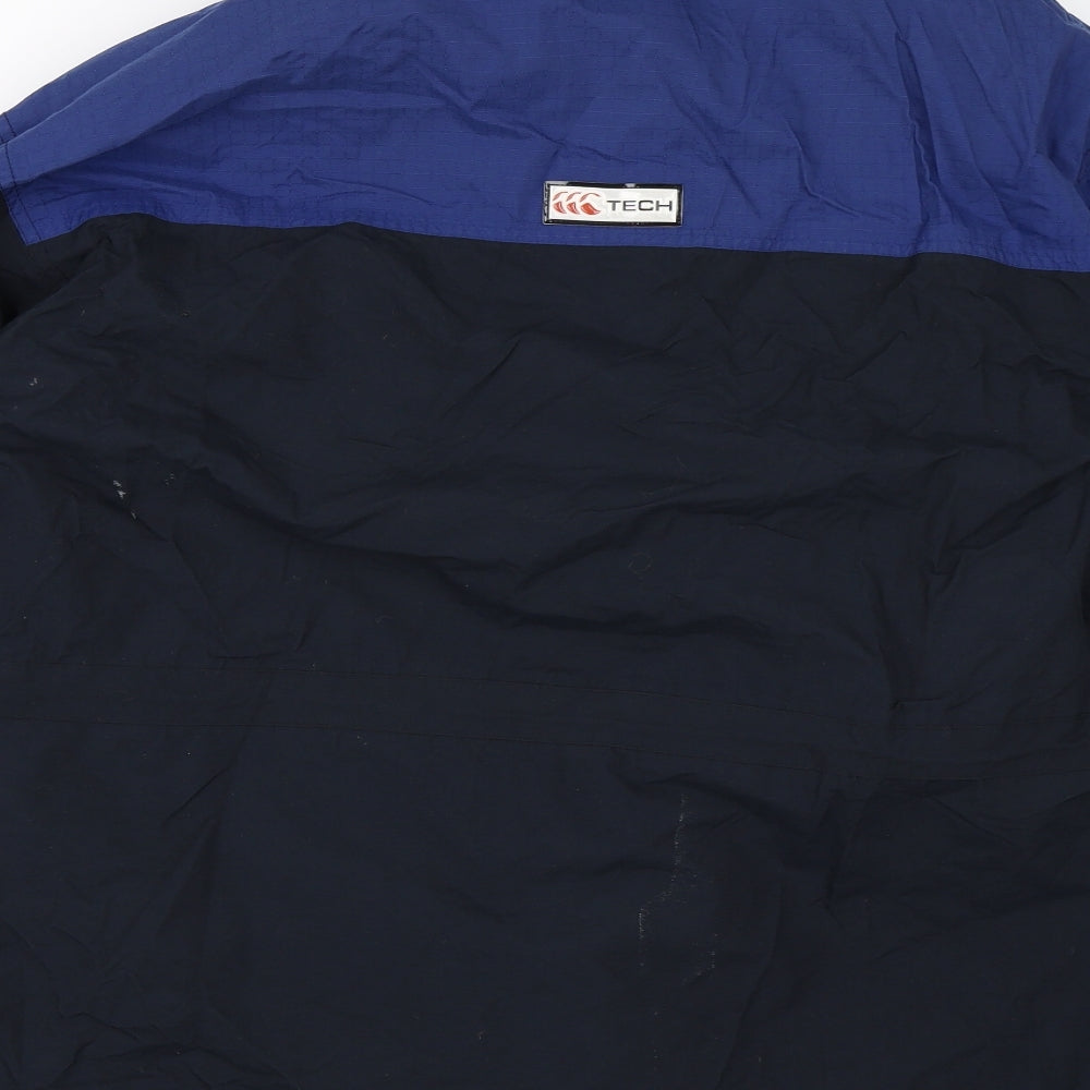 Canterbury Mens Black   Windbreaker Coat Size M