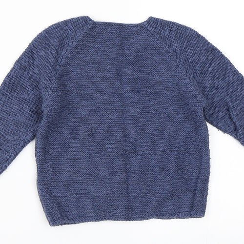 Marks and Spencer Girls Blue   Cardigan Jumper Size 12-18 Months