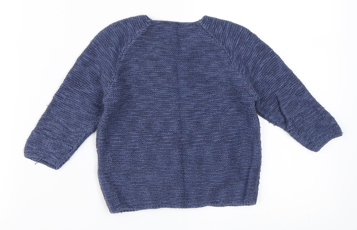 Marks and Spencer Girls Blue   Cardigan Jumper Size 12-18 Months
