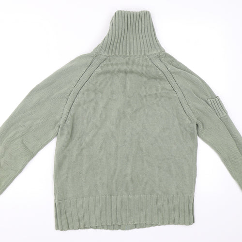 Maine New England Womens Green   Full Zip Jumper Size 14