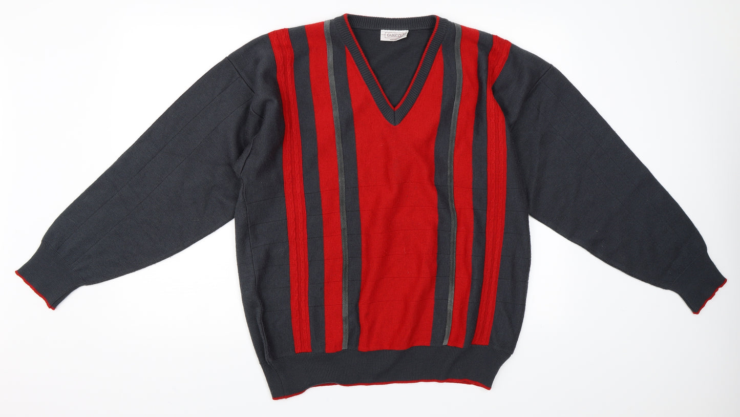 Gabicci Mens Grey   Pullover Jumper Size L