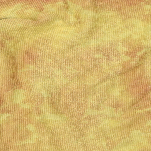 PINK Womens Yellow   Pullover Sweatshirt Size L