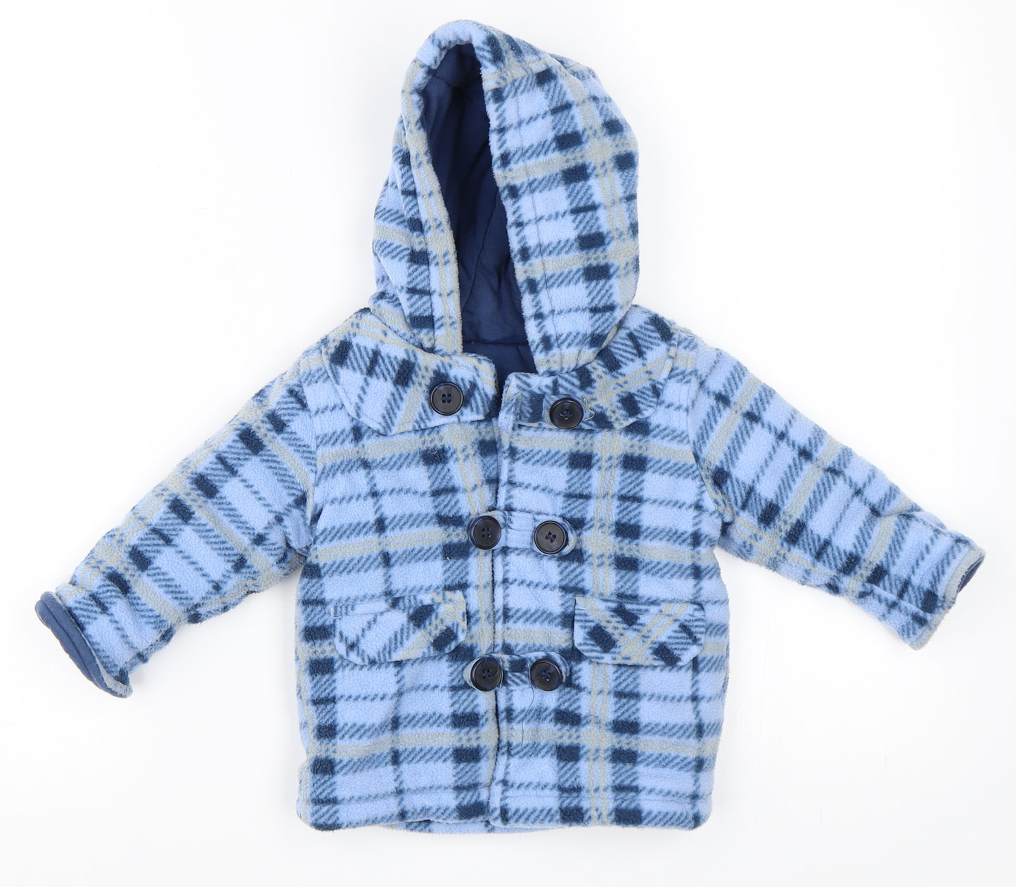 George Boys Blue   Basic Jacket Coat Size 6-9 Months