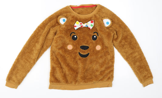 George Girls Beige   Pullover Jumper Size 12-13 Years
