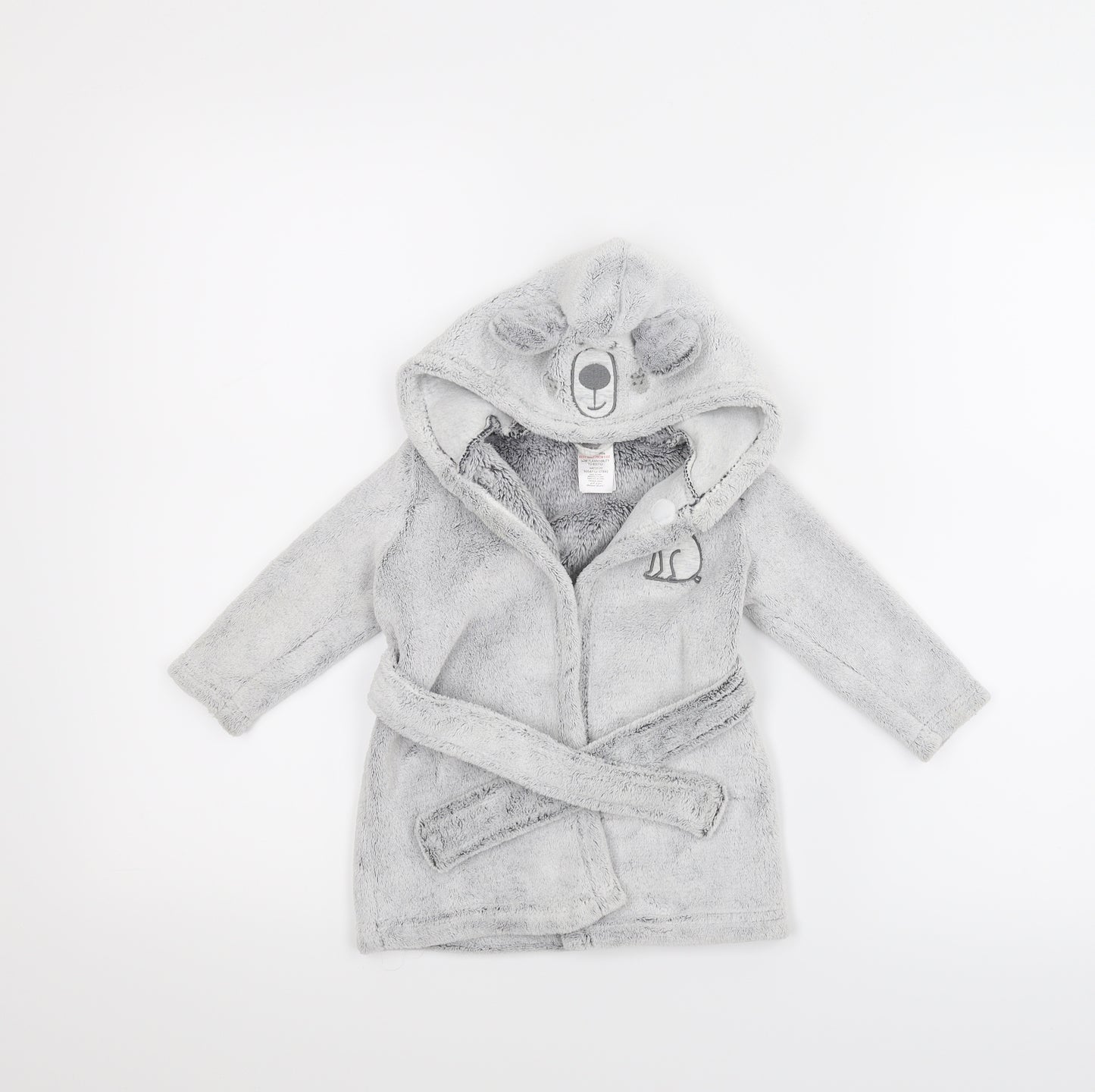Lullaby Baby Grey   Cami Robe Size 6-9 Months