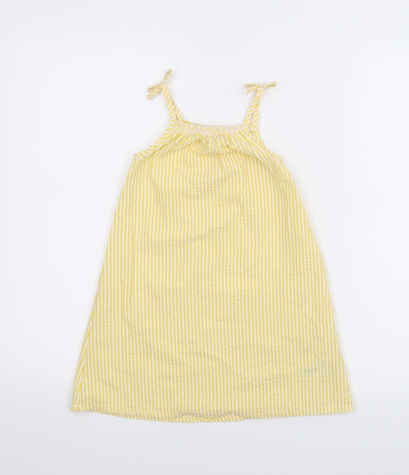 Nutmeg Girls Yellow Striped  A-Line  Size 4-5 Years