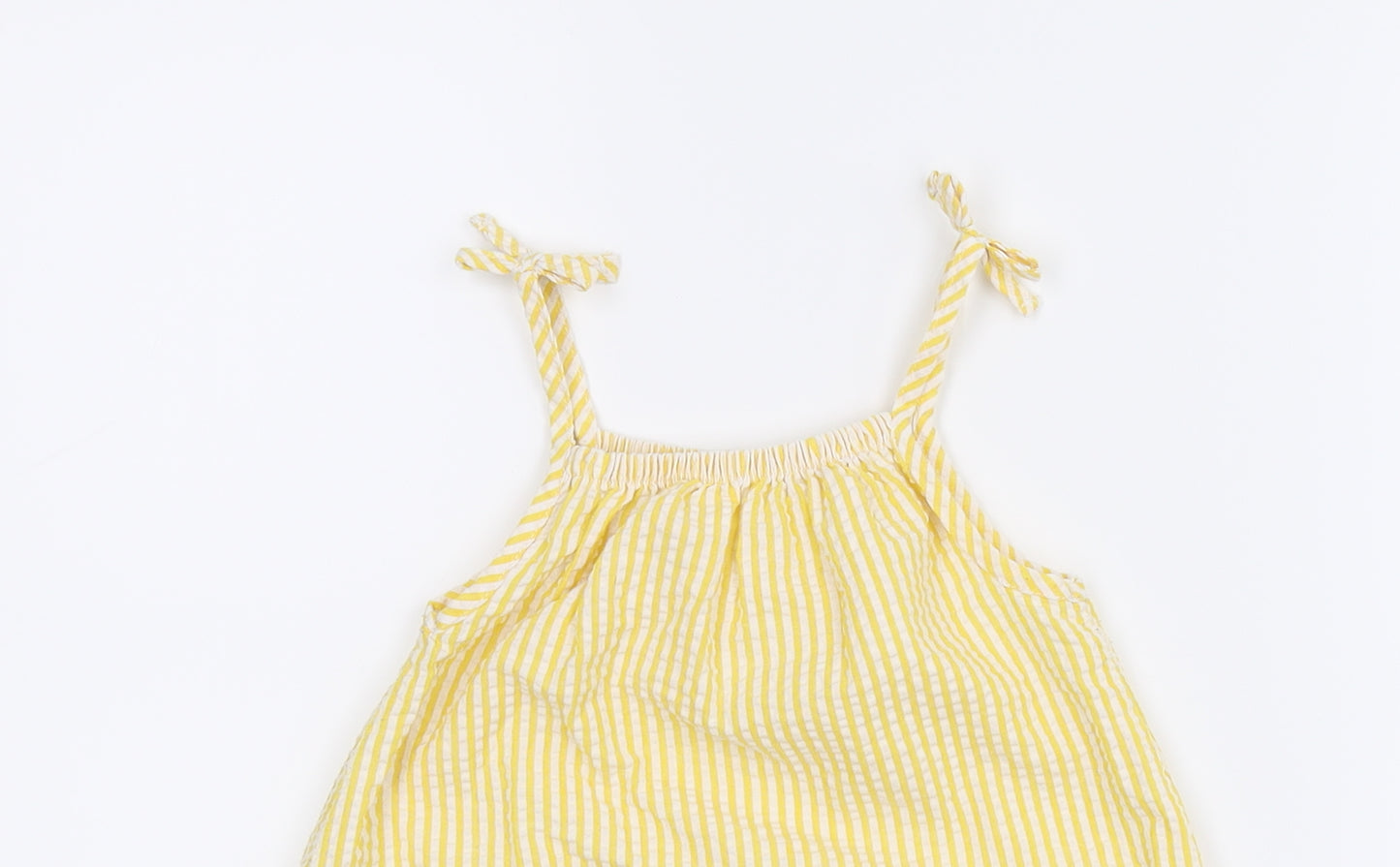 Nutmeg Girls Yellow Striped  A-Line  Size 4-5 Years