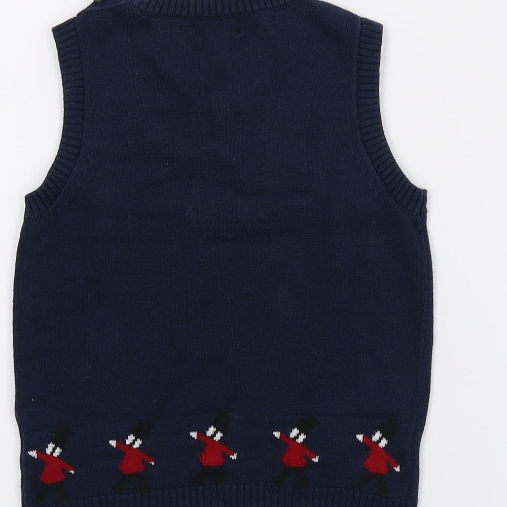 Heritage Boys Blue   Vest Jumper Size 18-24 Months