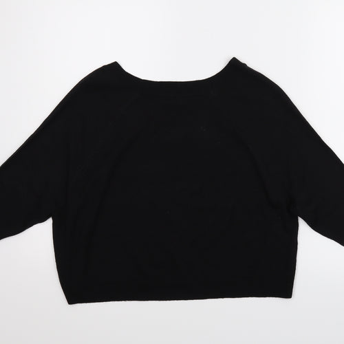 F&F Womens Black   Pullover Jumper Size 8