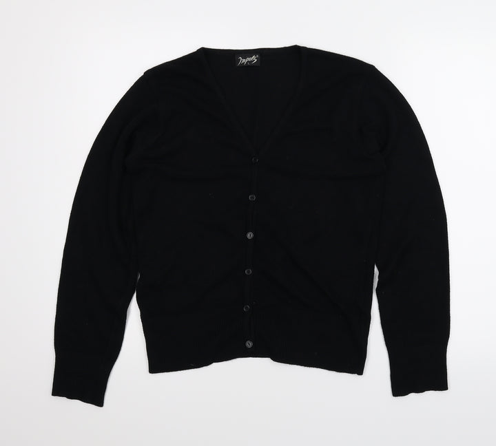 Impulse Womens Black   Cardigan Jumper Size L