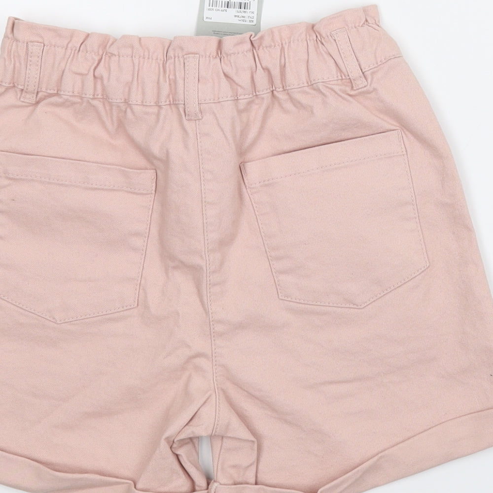 TU  Girls Pink   Paperbag Shorts Size 12 Years