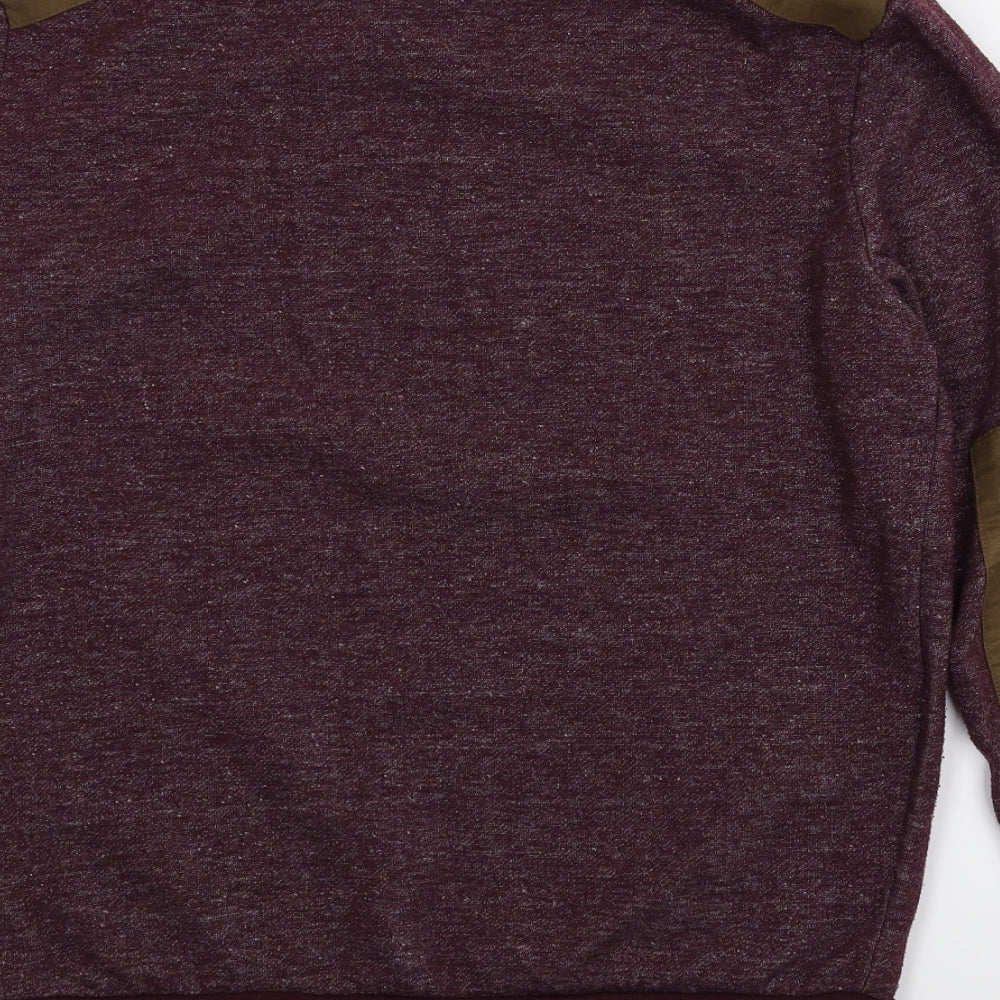 New Look Mens Purple   Pullover Jumper Size M