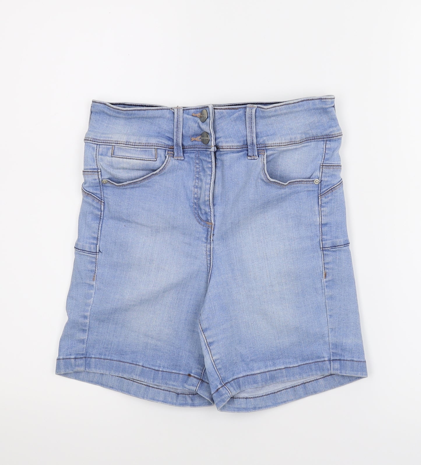 NEXT Womens Blue  Denim Boyfriend Shorts Size 8