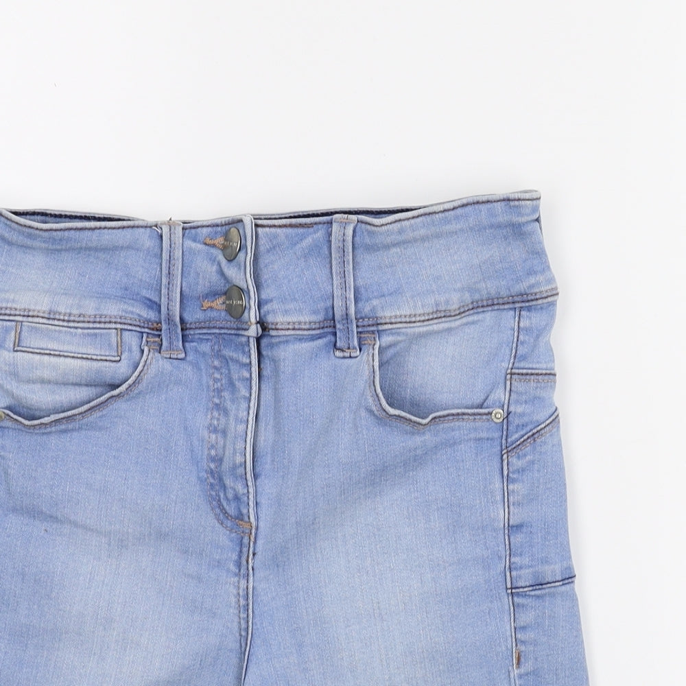 NEXT Womens Blue  Denim Boyfriend Shorts Size 8