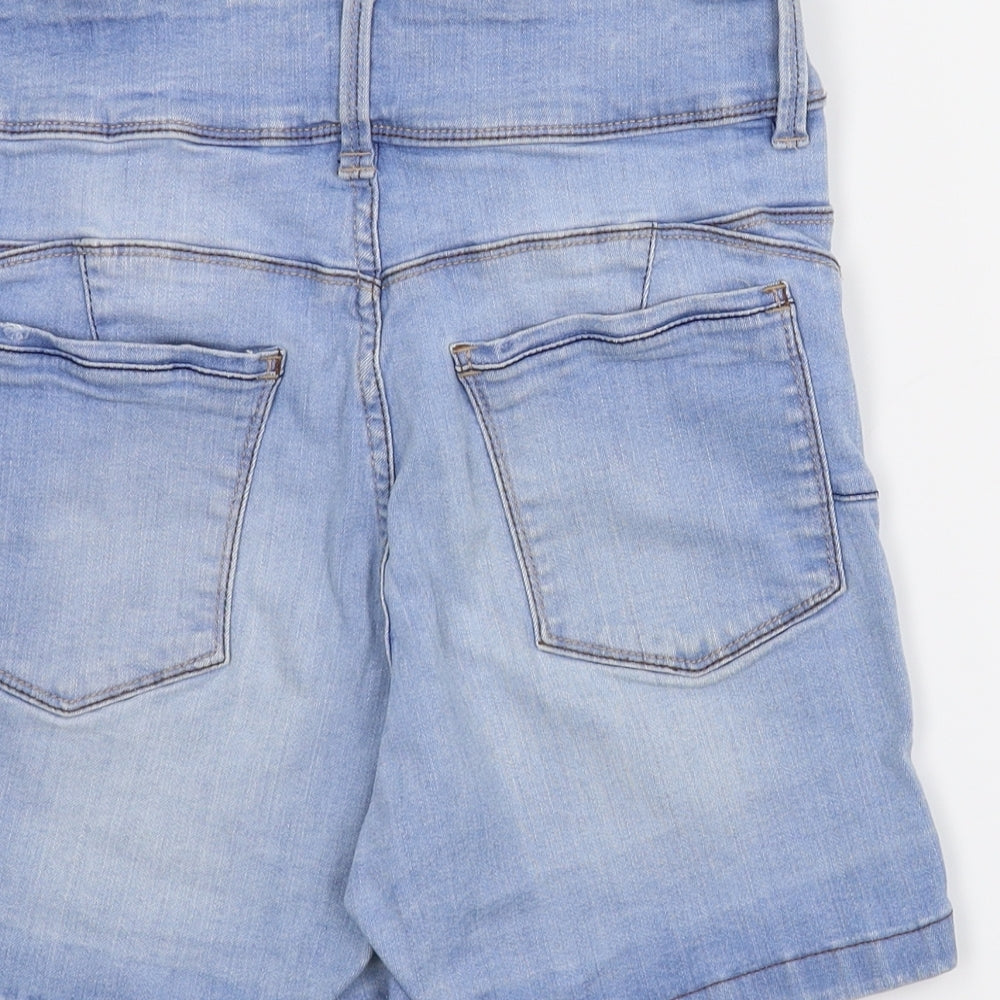 NEXT Womens Blue  Denim Boyfriend Shorts Size 8