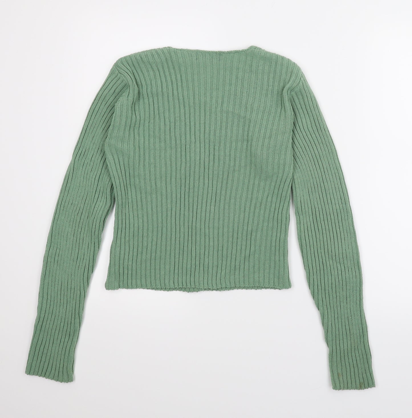 PRETTYLITTLETHING Womens Green   Cardigan Jumper Size S