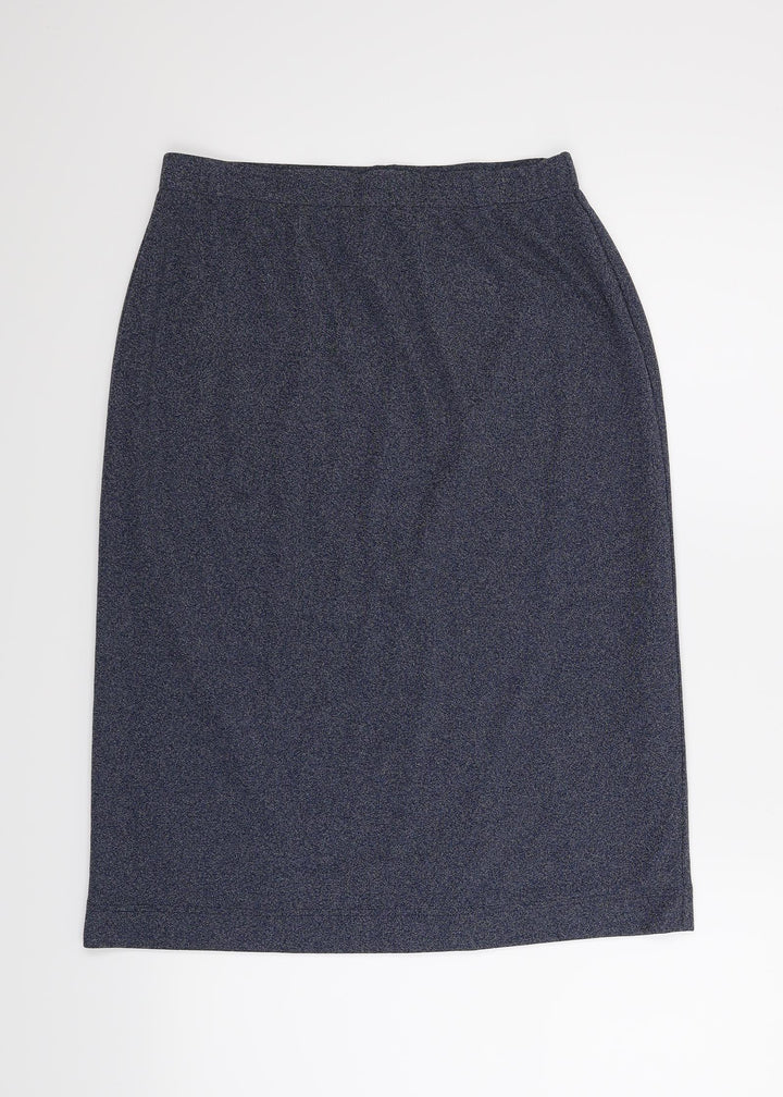 Rabe Womens Blue Straight & Pencil Skirt Size 12