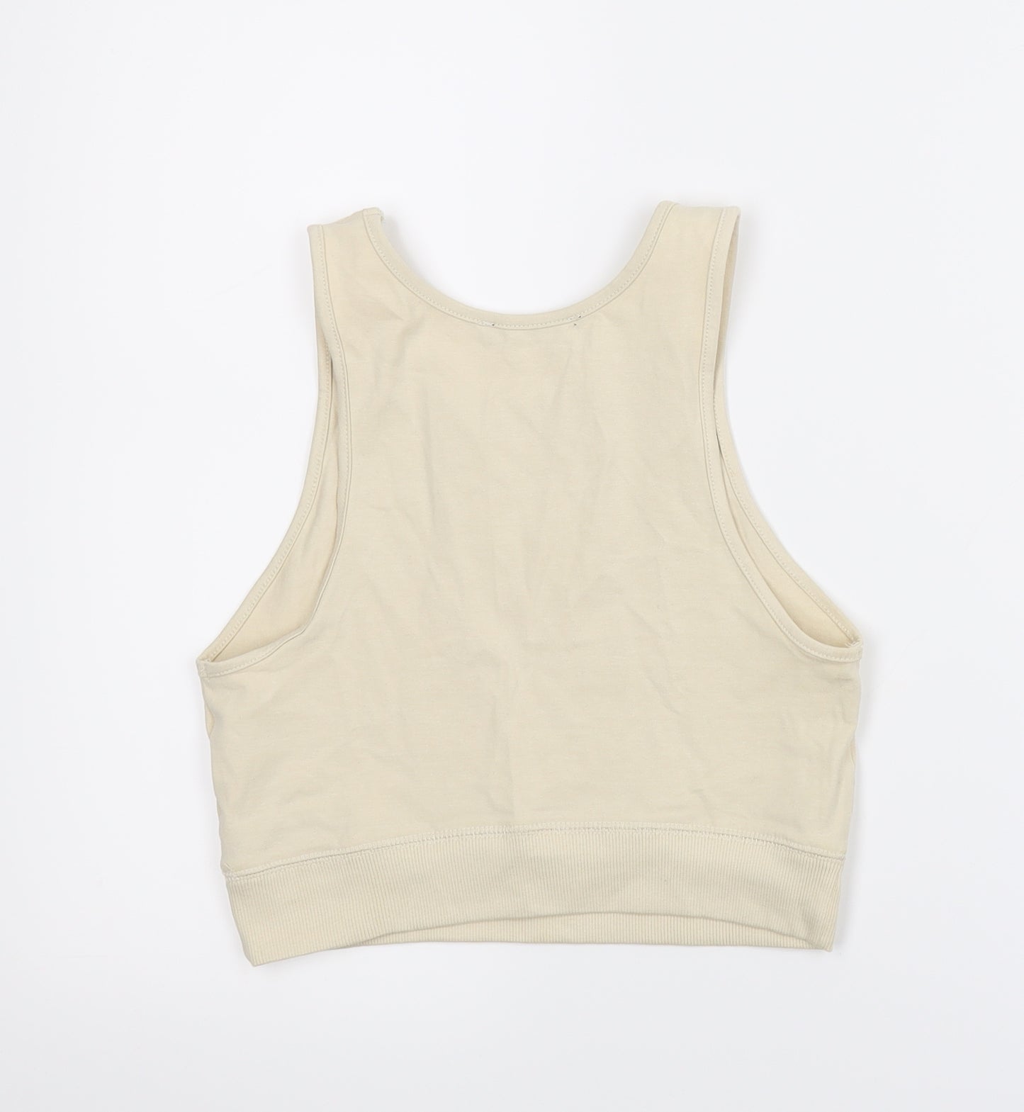 Zara Womens Beige   Cropped Tank Size M