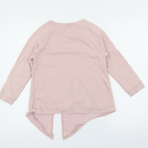 NEXT Girls Pink   Pullover Sweatshirt Size 8 Years