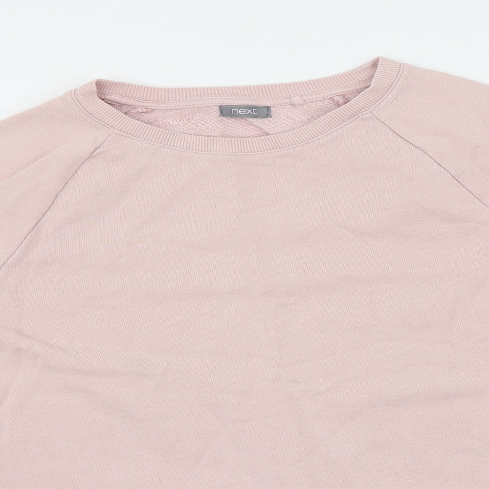 NEXT Girls Pink   Pullover Sweatshirt Size 8 Years