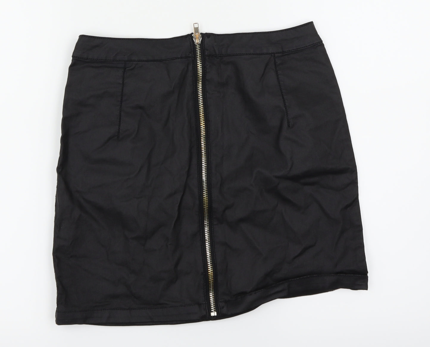 Misguided Womens Black   Mini Skirt Size 12