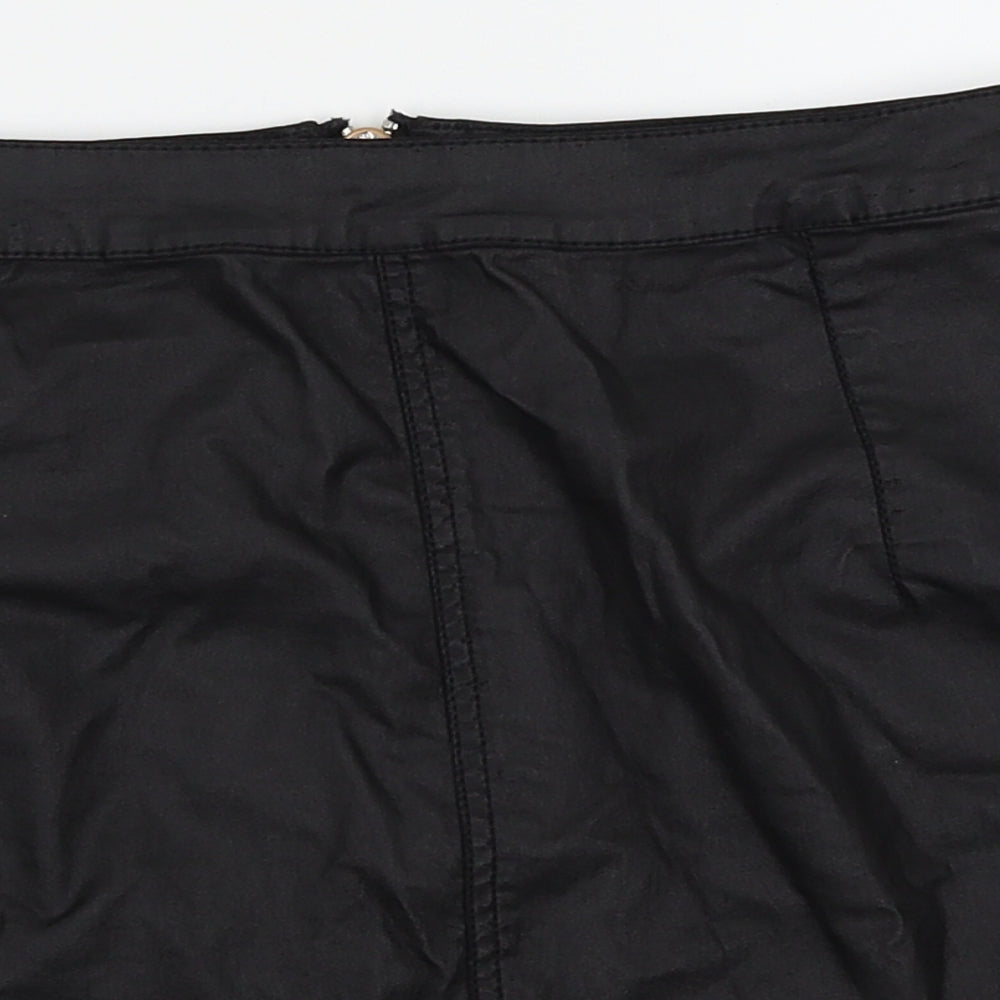 Misguided Womens Black   Mini Skirt Size 12