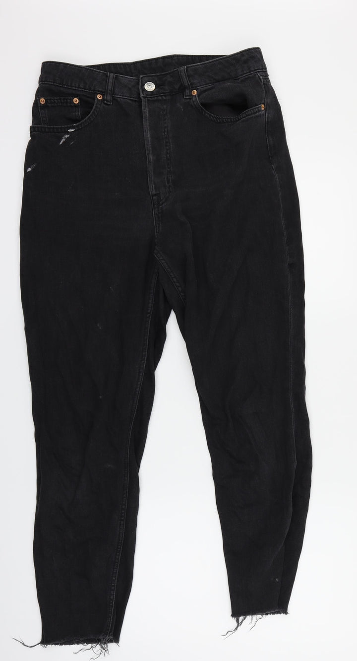 H&M Mens Black Straight Jeans Size 32 in L24 in