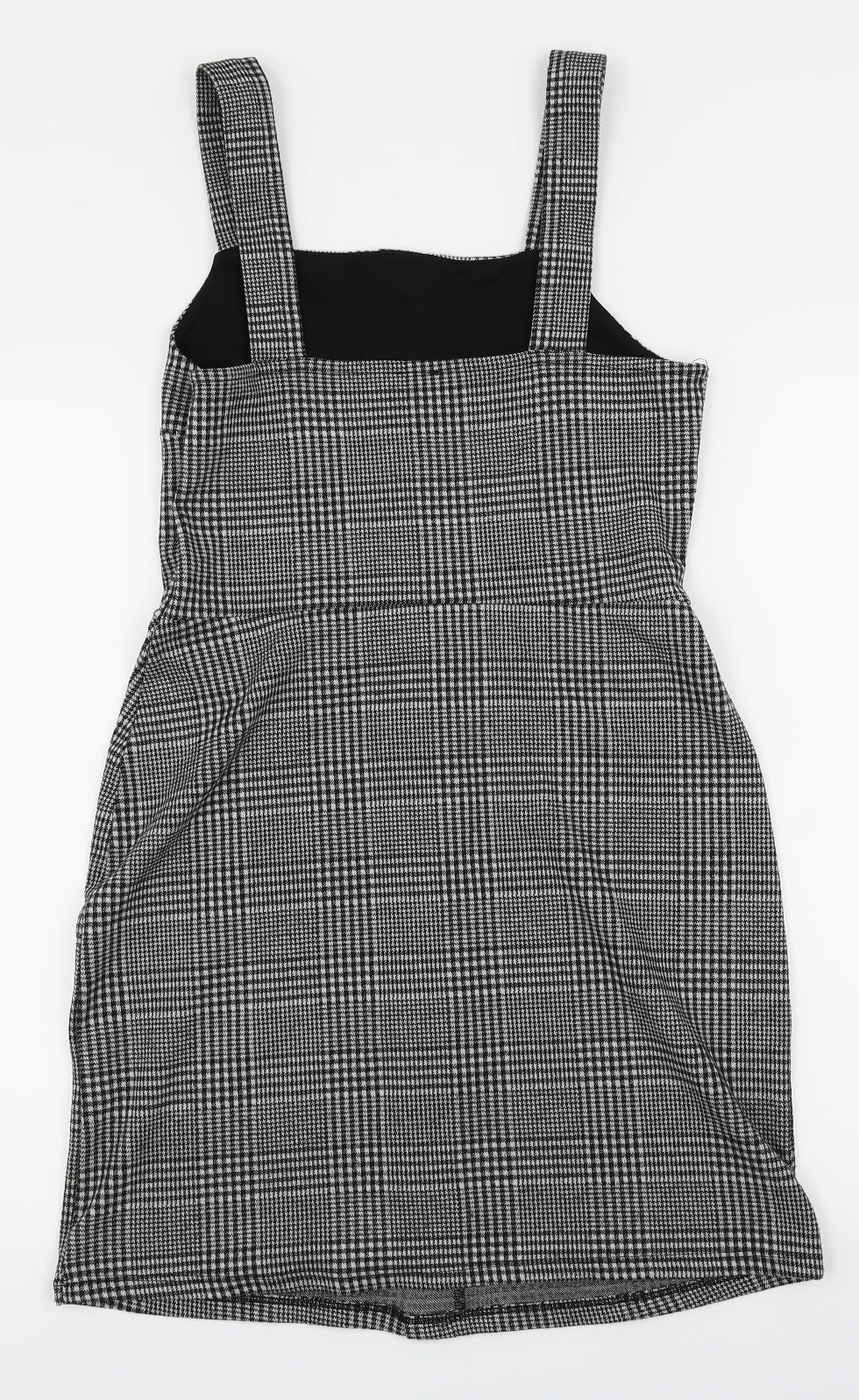 River Island Womens Black Check  Tank Dress  Size 12