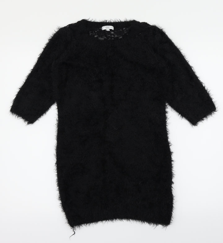 New Look Womens Black Pullover Jumper Size 12