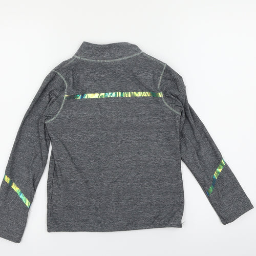 NEXT Girls Grey   Full Zip Sweatshirt Size 8 Years