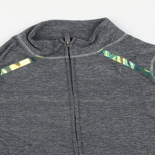 NEXT Girls Grey   Full Zip Sweatshirt Size 8 Years