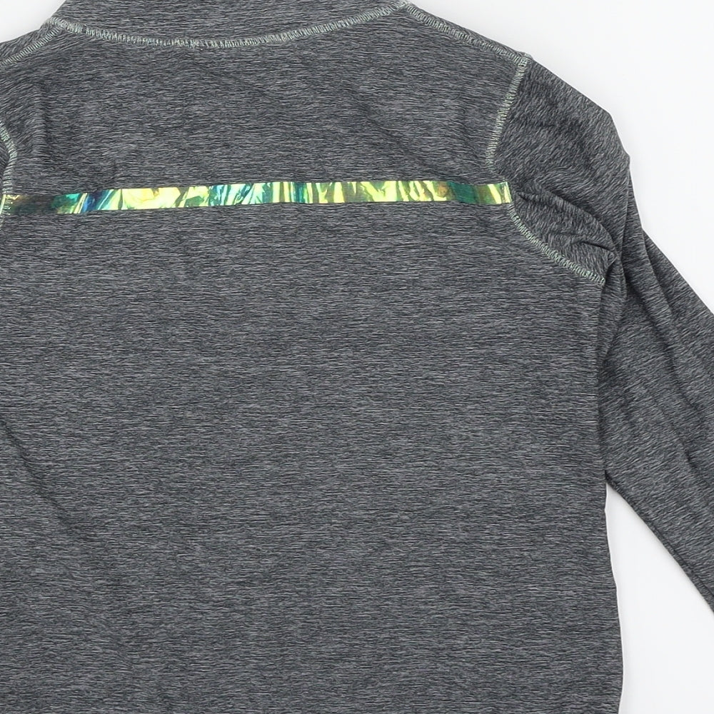 NEXT Girls Grey   Full Zip Sweatshirt Size 8 Years