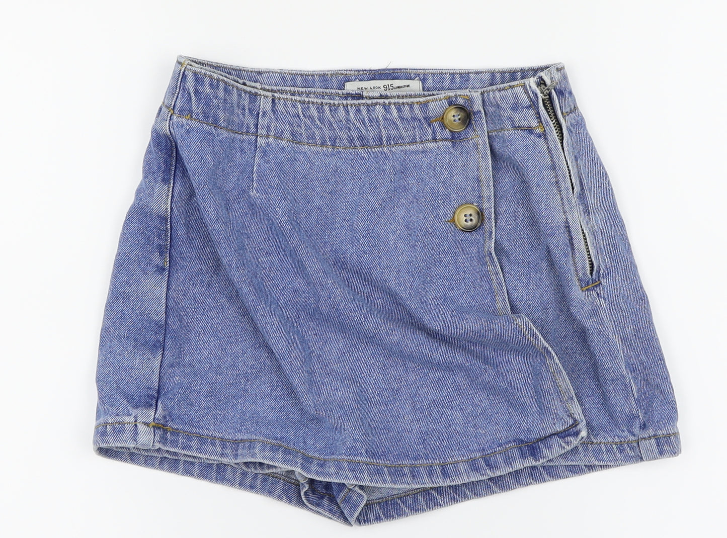 New Look Girls Blue   Wrap Skort Size 11 Years