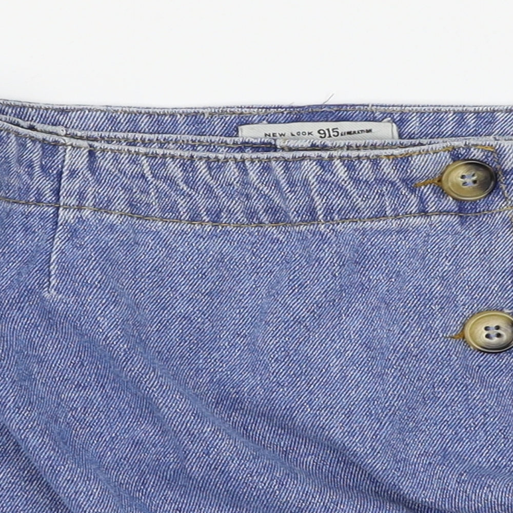 New Look Girls Blue   Wrap Skort Size 11 Years