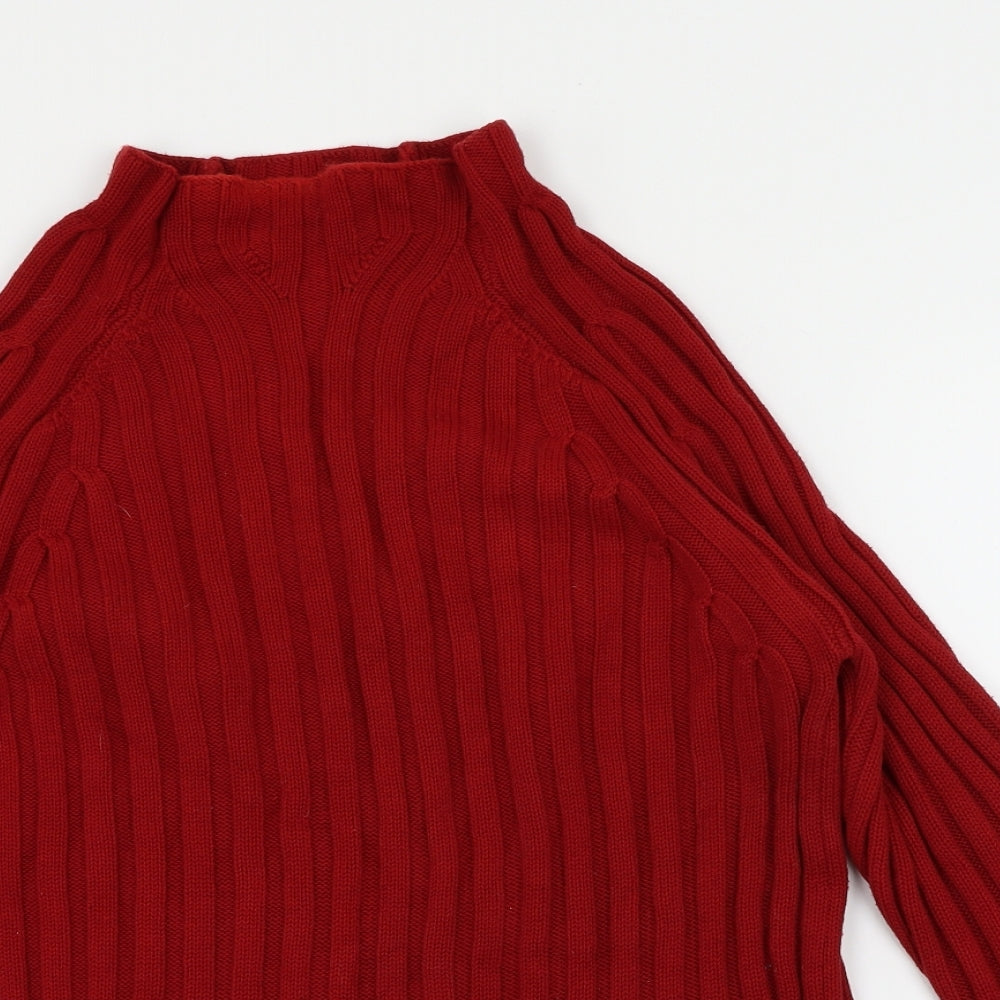 Zara Womens Red   Pullover Jumper Size 14