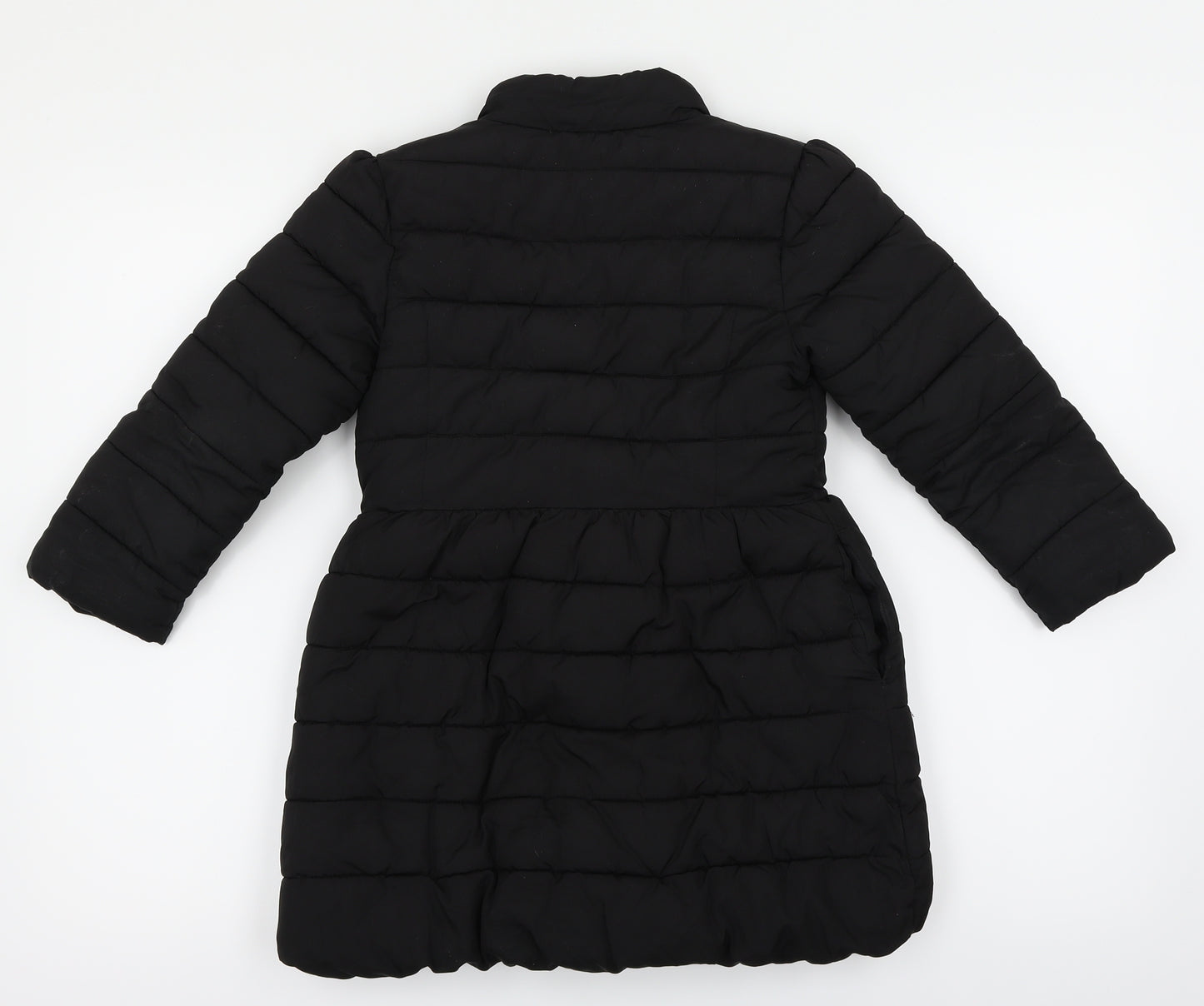 NEXT Girls Black   Jacket Coat Size 5-6 Years