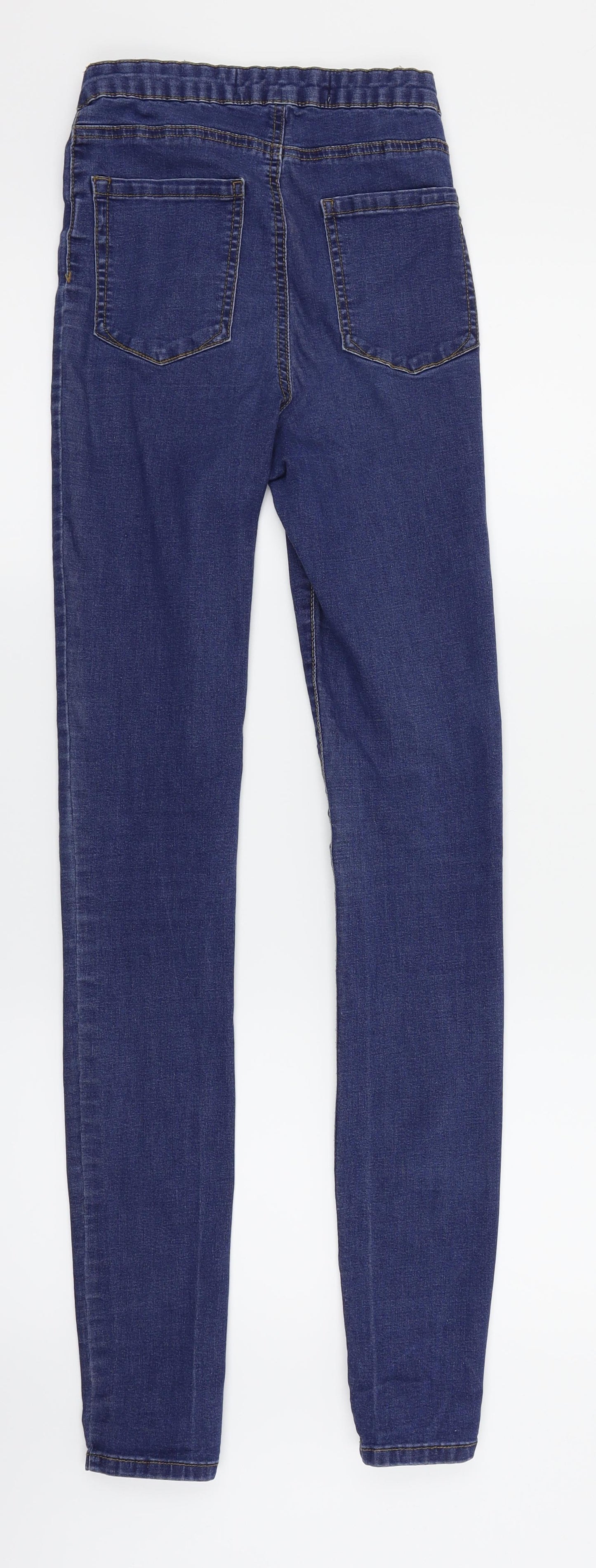 Denim & Co. Womens Blue   Skinny Jeans Size 10 L34 in