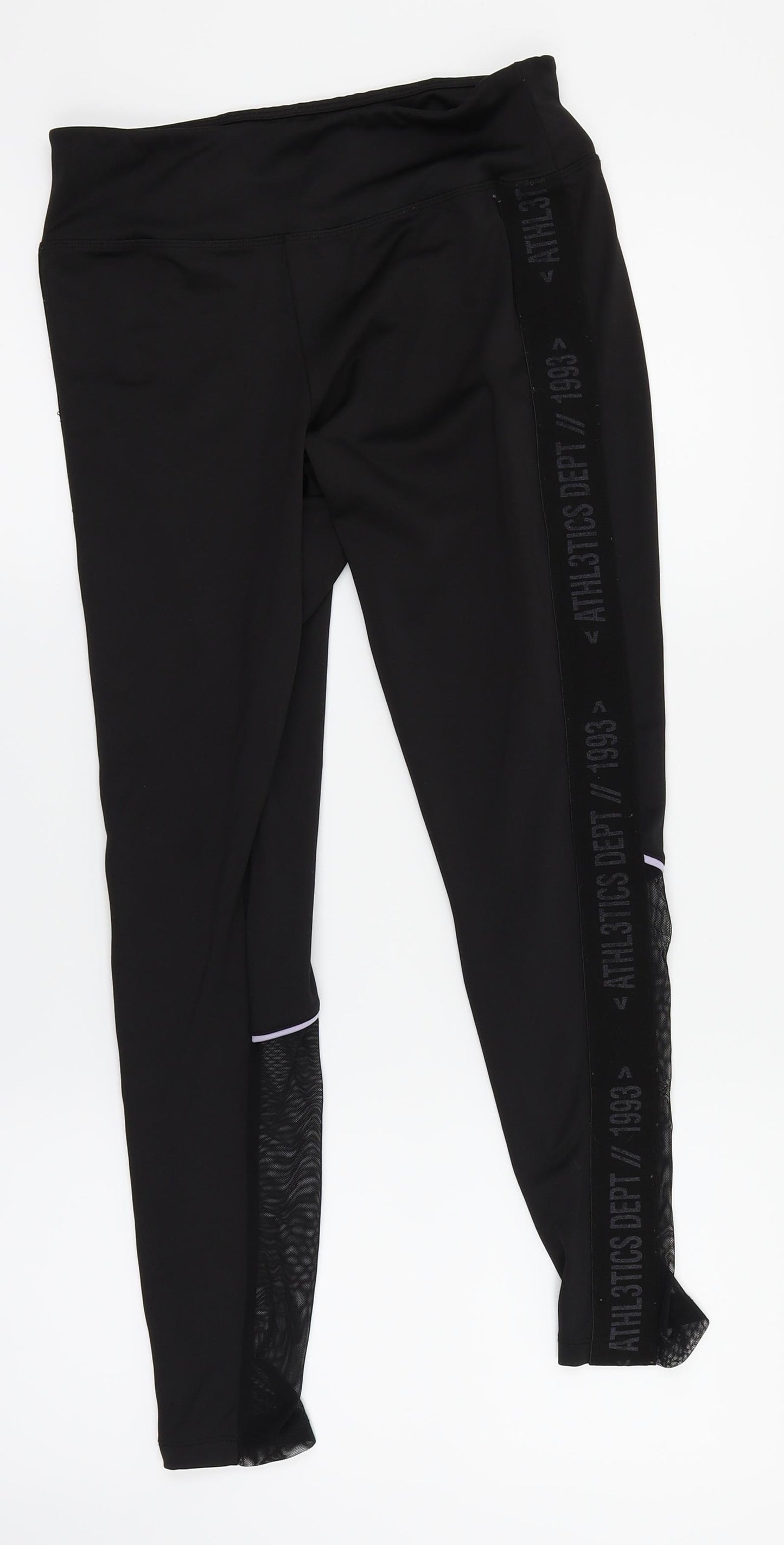 Workout Womens Black   Jogger Leggings Size 12