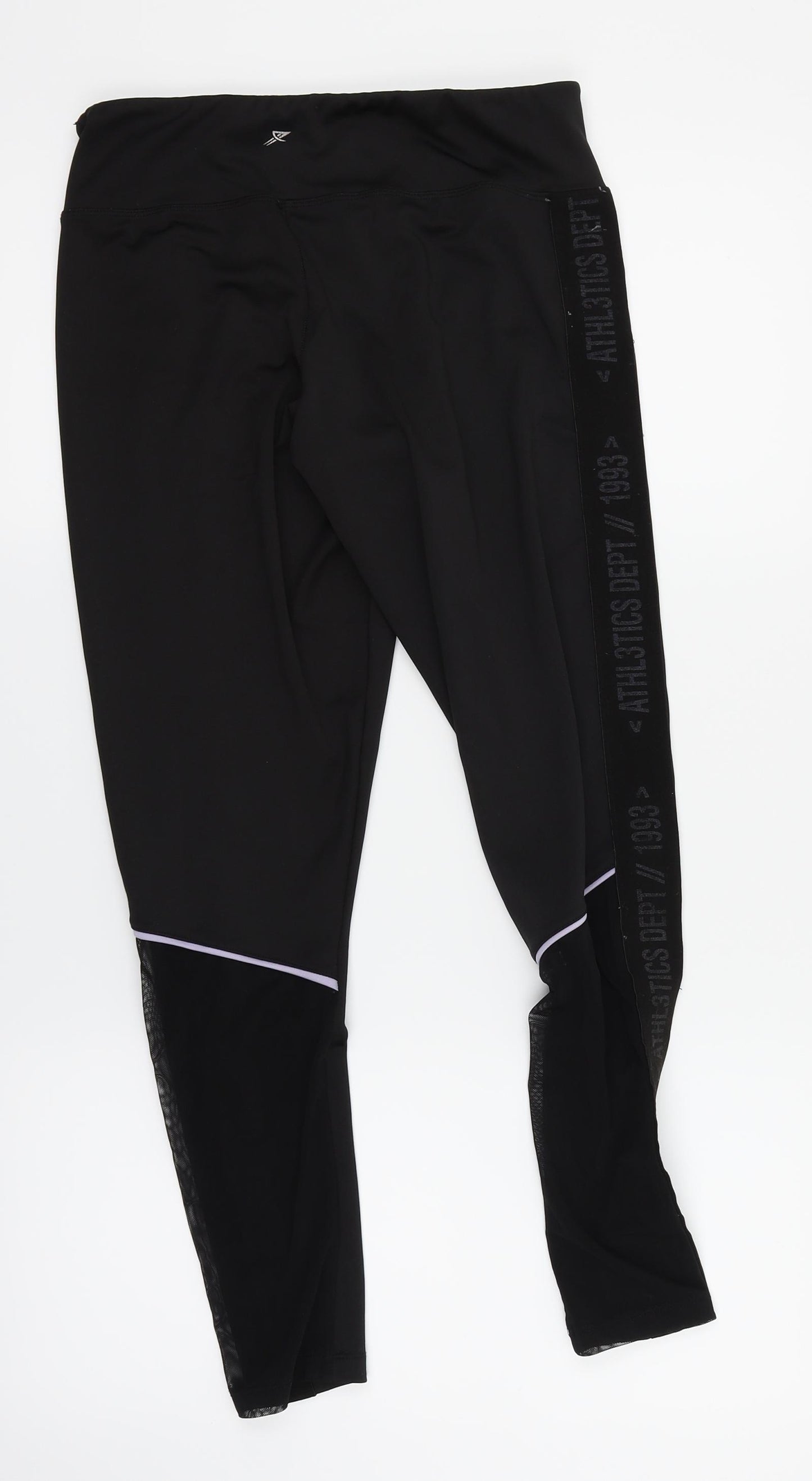Workout Womens Black   Jogger Leggings Size 12