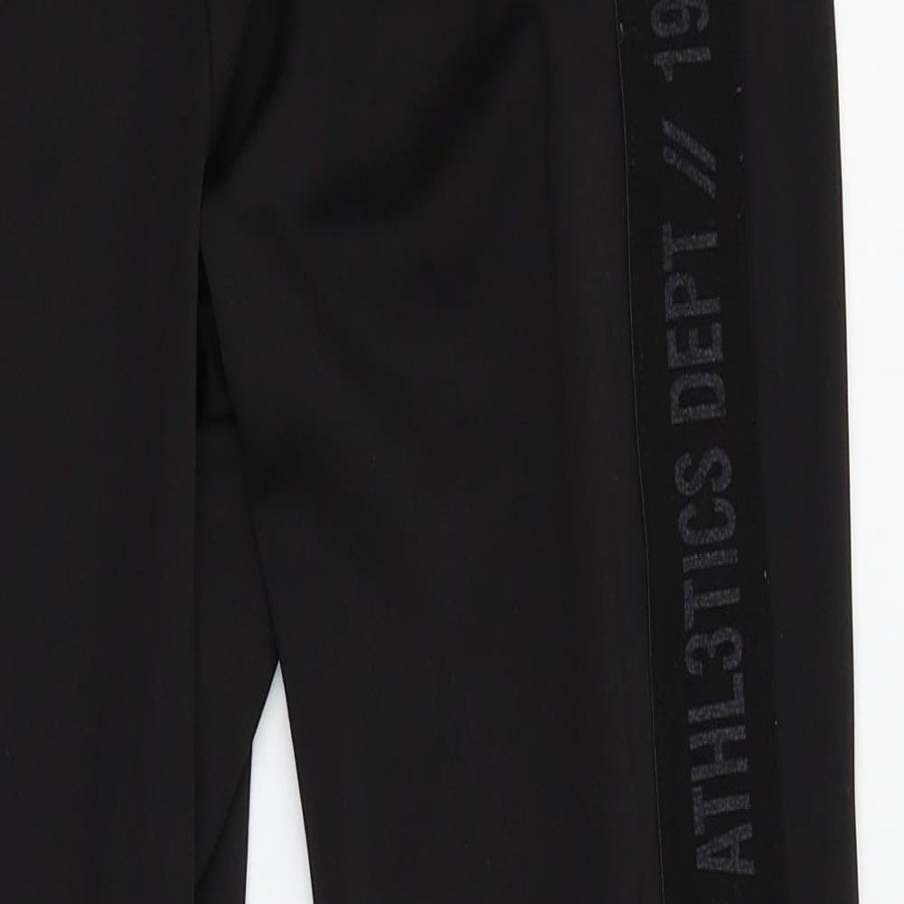 Workout Womens Black   Jogger Leggings Size 12